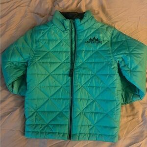 OshKosh B'gosh Teal Quilted Puffer Jacket